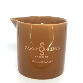 Savvy Scents by Sherrie Body Massage Candle, Pinyon, Patchouli, 8 ounces